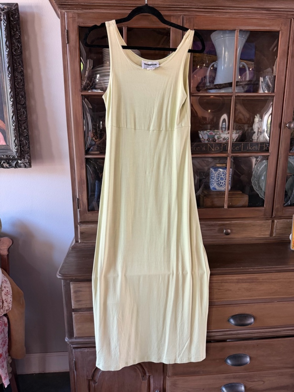 Sleeveless Pale green Maxi Dress by Dani max